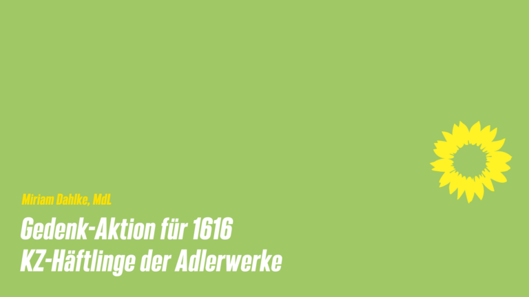 Gedenk-Aktion für 1616 KZ-Häftlinge der Adlerwerke